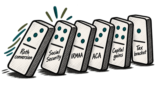 Tax dominoes — how one income decision can cascade